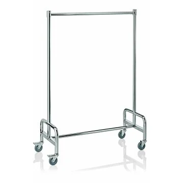 WAS Garderobenwagen 120 x 53 x 170 cm Chromnickelstahl