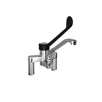 SARO 2 Loch Armatur Schwenkhebel schwarz TESS