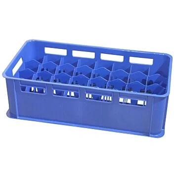 Contacto Gläserkasten, 32 Fächer, blau
