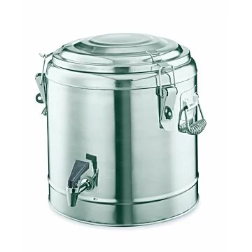 WAS Thermogetränkebehälter 31 Liter Ø 40 cm Chromnickelstahl