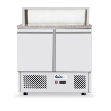 Hendi Pizzatisch, zweitürig 300 L, -2 / 8 ˚C, 230 V / 0,31 kW, R600a, 900 x 700 x (H) 1100 mm