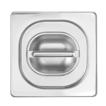 Hendi Gastronorm-Deckel mit Silikonrand, Profi Line, GN 1/6, 176 x 162 mm
