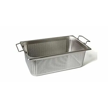Rieber GastroNorm-Behälter GN 1/1 - 190 mm gelocht mit Stapelklappgriff