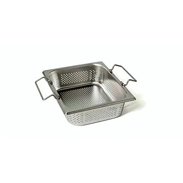 Rieber GastroNorm-Behälter GN 1/2 - 90 mm gelocht mit Stapelklappgriff