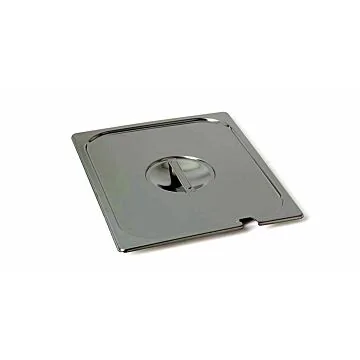 Rieber GastroNorm-Behälter GN 1/2 Flachdeckel mit Löffel-Ausschnitt