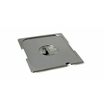Rieber GastroNorm-Behälter GN 1/2 Flachdeckel mit Löffel/Griff-Ausschnitt