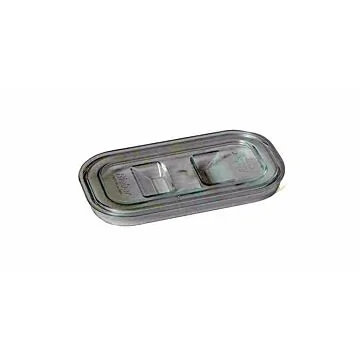 Rieber GastroNorm-Behälter GN 1/9 Flachdeckel transparent