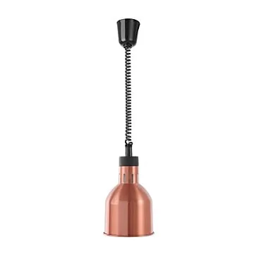 Hendi Höhenverstellbare Wärmelampe, zylinderförmig, Kupfer, 230 V / 0,25 kW, ø 175 x (H) 250 mm
