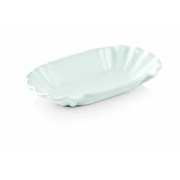 WAS 6 Stk. Pommesschale 20 x 11 x 3 cm Porzellan