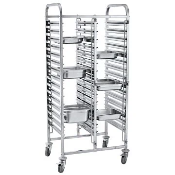 Hendi Transportwagen doppelt  - 30 x GN 1/1, 740 x 550 x (H) 940 mm