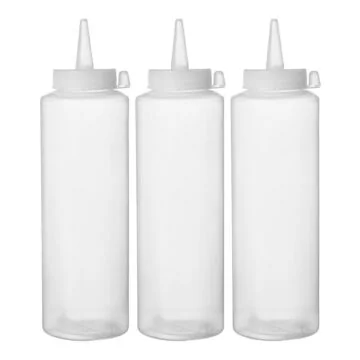 Hendi Spenderflaschen, 3er Set, 0,35 L, Transparent