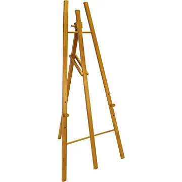 Contacto Staffelei, teak, mit Gelenk