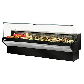 NordCap Cool-Line Freikühltheke PATAGONIA 200 ST BLACK