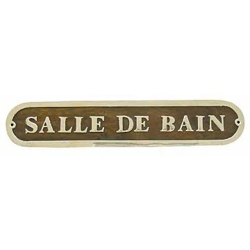 Sea Club Türschild Salle De Bain Holz