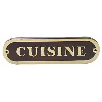 Sea Club Türschild Cuisine Holz
