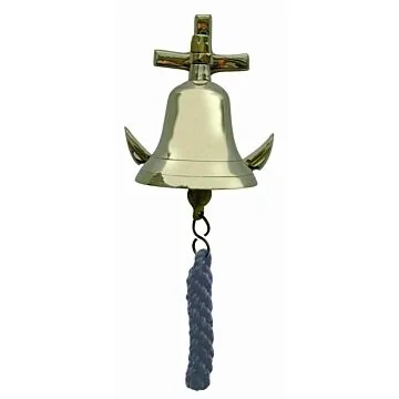 SeaClub Glocke mit Anker-Wandhalterung blauem Bändsel