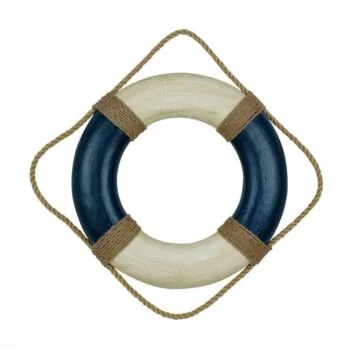 SeaClub Rettungsring blau/creme 36 cm