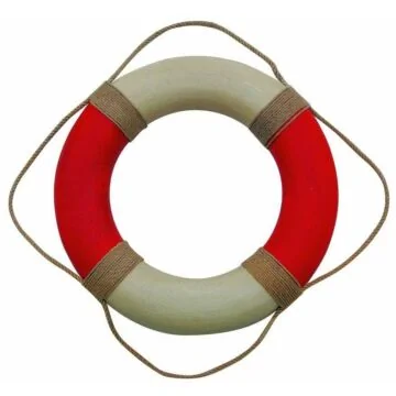 SeaClub Rettungsring rot/creme 49 cm