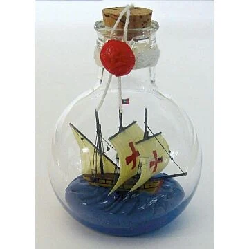 SeaClub Flaschenschiff Santa Maria rund