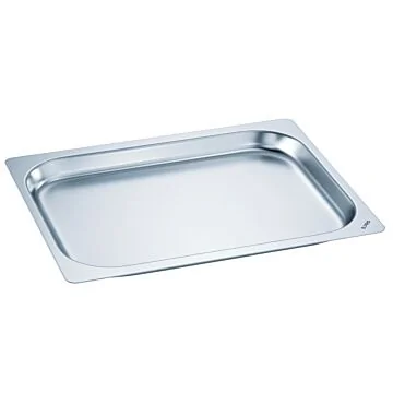 B.PRO Gastronorm Blech 8,0 Liter Edelstahl verstärkte Ausführung-GN 1/1 (530 x 325 mm) - 65 mm