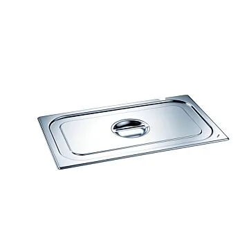 B.PRO Gastronorm Deckel mit Griffmulde Edelstahl-GN 1/4