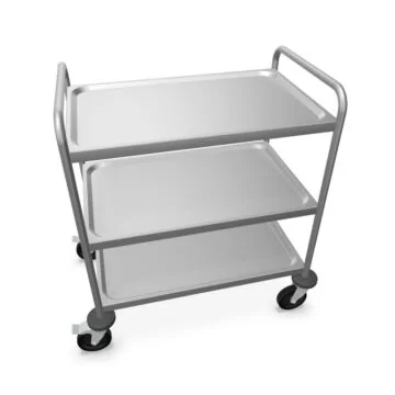 B.PRO Servierwagen SW 8x5-3 mit stahlverzinkten Rollen