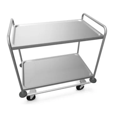 B.PRO Servierwagen SW 10x6-2 mit stahlverzinkten Rollen