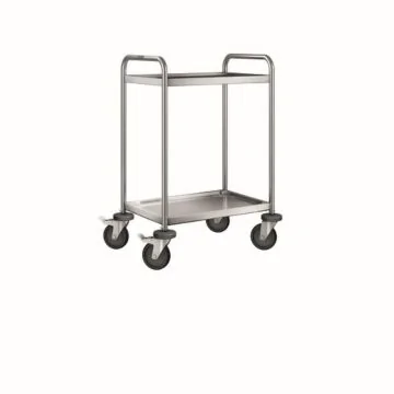 B.PRO Servierwagen SW 6x4-2 mit stahlverzinkten Rollen