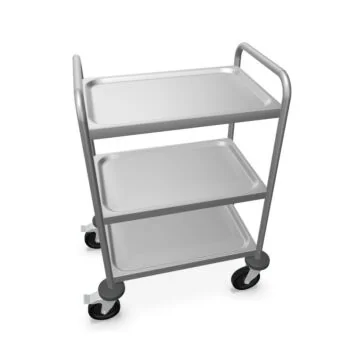 B.PRO Servierwagen SW 6x4-3 mit stahlverzinkten Rollen