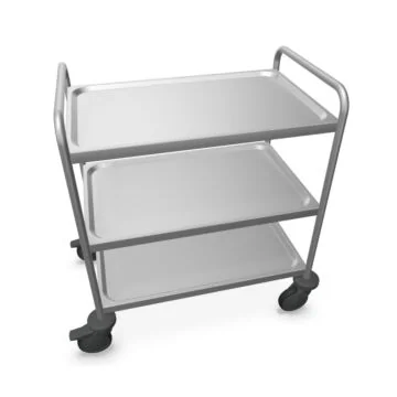 B.PRO Servierwagen SW 8x5-3 mit Kunststoffrollen