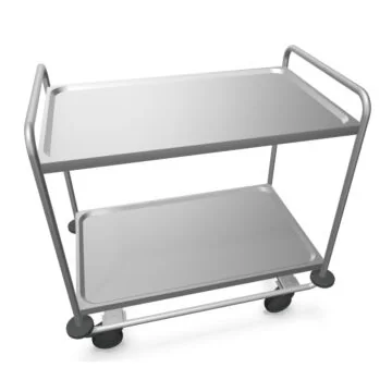 B.PRO Servierwagen SW 10x6-2 mit 4 Lenkrollen