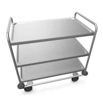 B.PRO Servierwagen SW 10x6-3 mit Kunststoffrollen