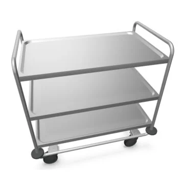 B.PRO Servierwagen SW 10x6-3 mit  4 Lenkrollen