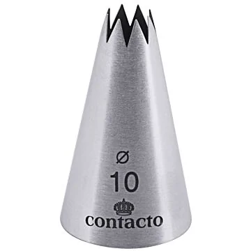 Contacto Sterntülle, Edelstahl, 10 mm
