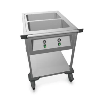 B.PRO Speisenausgabewagen SAW 2 Beheizt Offen