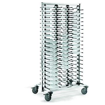 B.PRO SERVISTAR Gastro 120 mit Kunststoff-Rollen, fertig montiert 