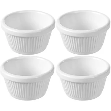 Hendi Auflaufförmchen - 4 Stk, 50 ml, ø 70 x (H) 35 mm