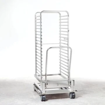 RATIONAL Hordengestellwagen Typ 20-2/1, 20x2/1GN, 65 mm Schienenabstand, verstärkte Ausführung (HeavyDuty-/MarineLine), Musterfoto