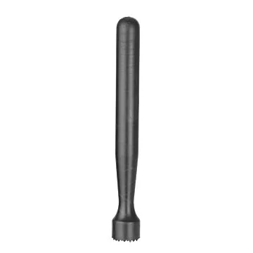 Hendi Cocktail-Stößel, gezahnt, Schwarz, ø 34 x 207 mm