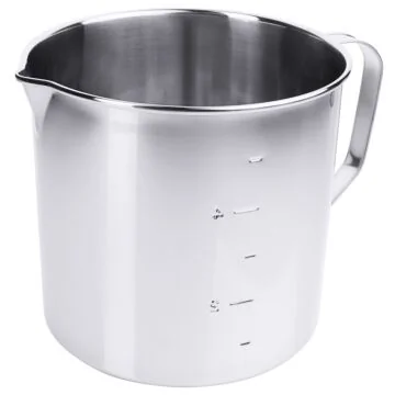 Contacto Messbecher zylindrisch, graduiert, hochglänzend, 5 l