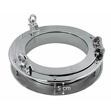 SeaClub Türeinbau-Bullauge 30/20 cm vernickelt