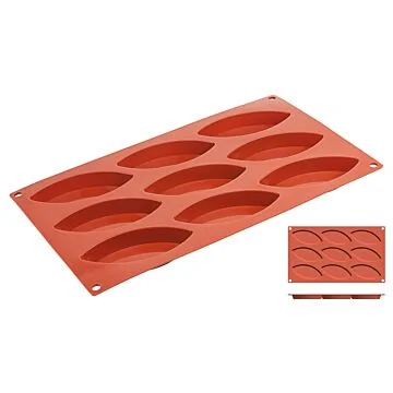 Contacto Silikon-Backmatte, Schiffchen 9 Formen
