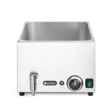 Hendi Bain-Marie Kitchen Line mit Ablasshahn, 230 V / 1,2 kW, 340 x 540 x (H) 250 mm