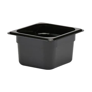 CAMBRO GastroNorm-Behälter GN 1/6 1,5 Liter Schwarz