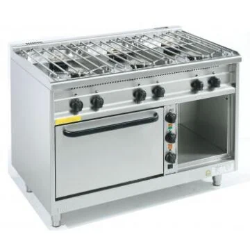 EKU Thermik 650 Gas-Herde "EmaxxBurner Kompakt" EB-650-GEH-6