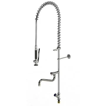 Echtermann CLASSIC CLEAN Geschirrspülbrause Standventil mit Schwenkauslauf, 1000mm