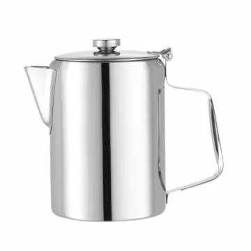 Hendi Kaffee-/Teekanne mit Klappdeckel, 1,4 L, ø 126 x (H) 185 mm