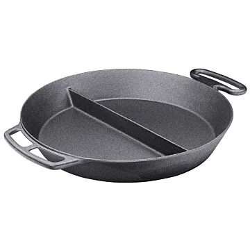 Contacto Eisenguss-Riesenpfanne mit Mittelsteg 80 cm