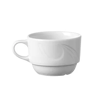 Hendi Tassen und Unterteller Serie Karizma, Tasse, 0,17 L, ø 80 mm