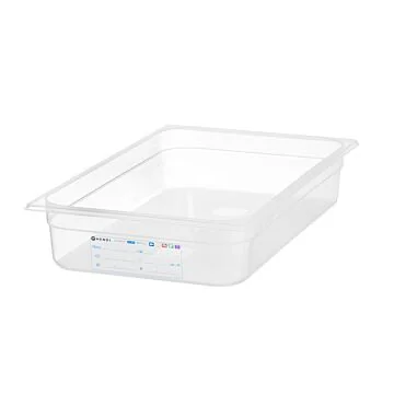 Hendi HACCP Aufbewahrungsbehälter 1/1, GN 1/1, 14 L, Transparent, 530 x 325 x (H) 100 mm